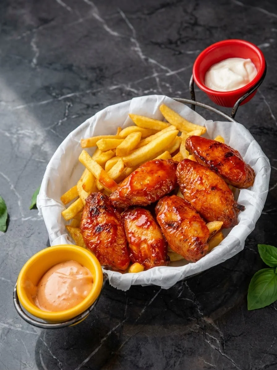 Spicy chicken wings