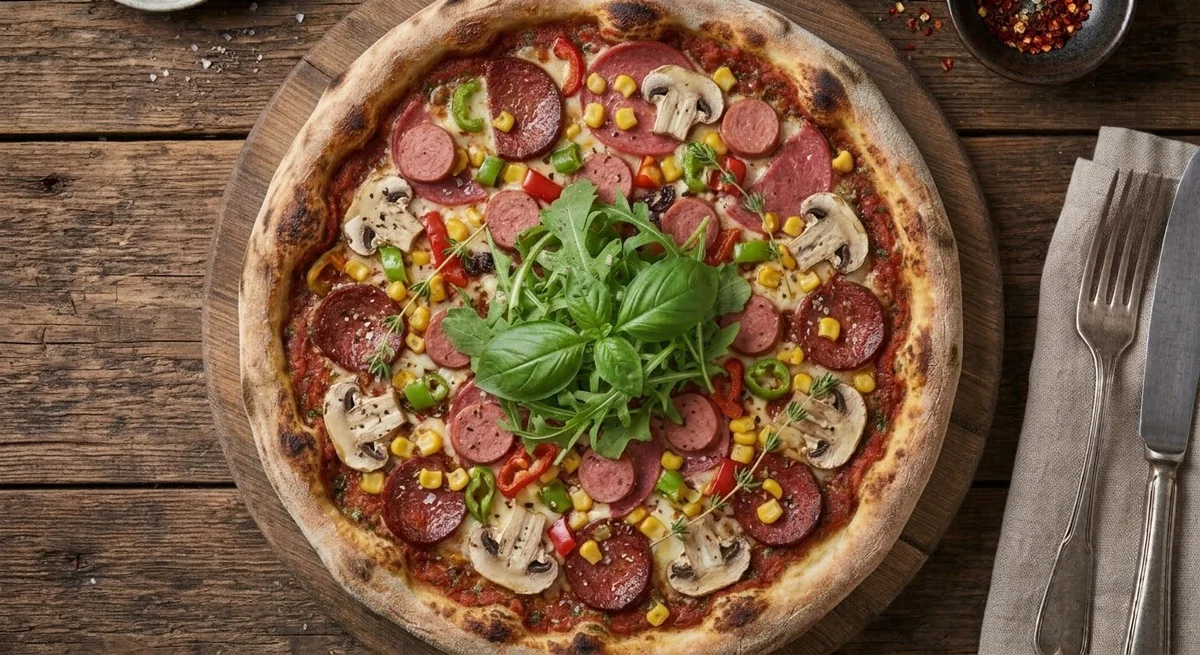 Mixed pizza