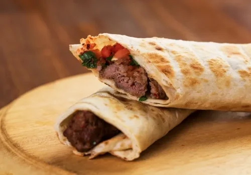 Lamb Shish Wrap