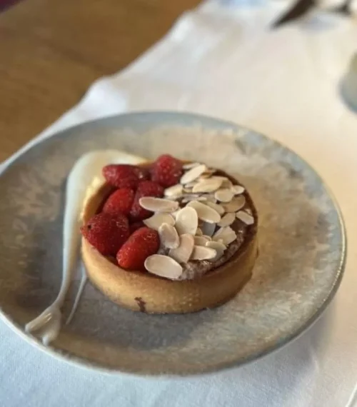 Almond and Strawberry Tart