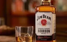Jim Beam bourbon whiskey (Single Glass)