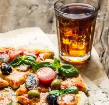 Mixed pizza for 2 + soft drink