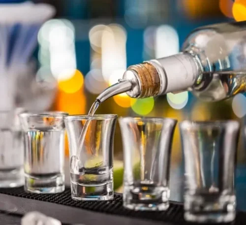 5 vodka shots