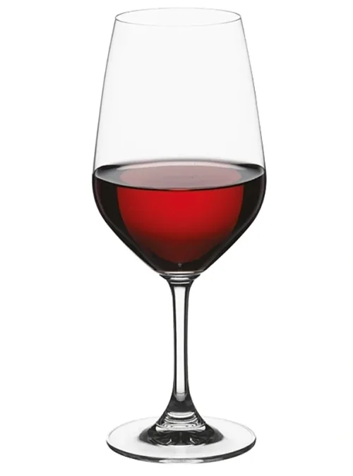 Red Muscat wine, glass