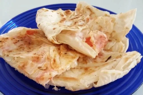 Onion and Kaşar Cheese Gözleme