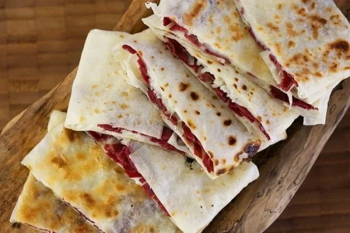 Mixed Gözleme (Potato, Cheese, Sausage)