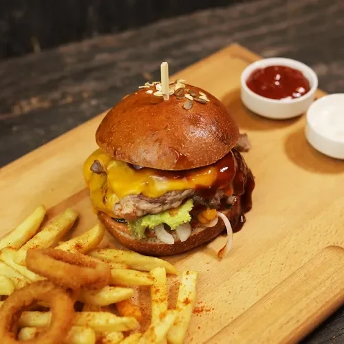 BBQ Hamburger (125gr)