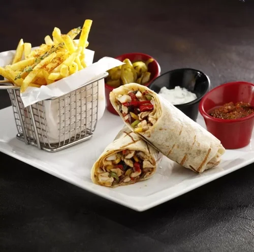 Cheddar Chicken Wrap