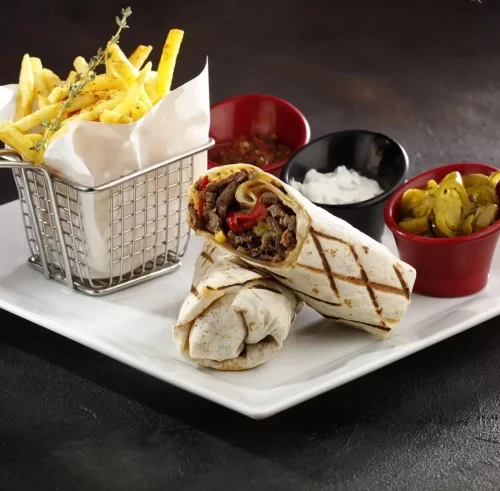 Cheddar Beef Wrap