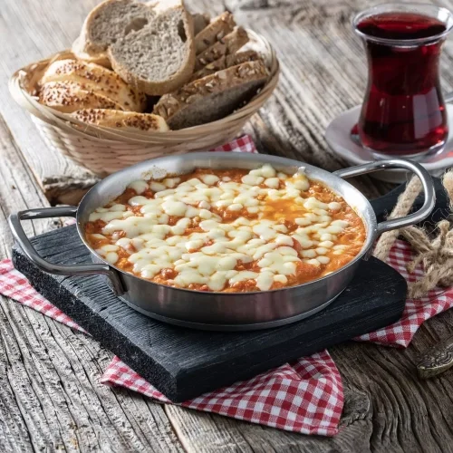Menemen with Kashar Cheese