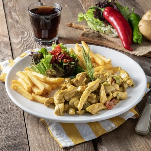 Chicken with Curry Sauce