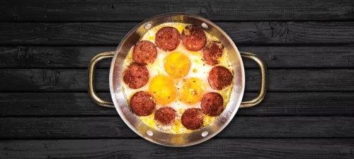 Eggs with Sucuk
