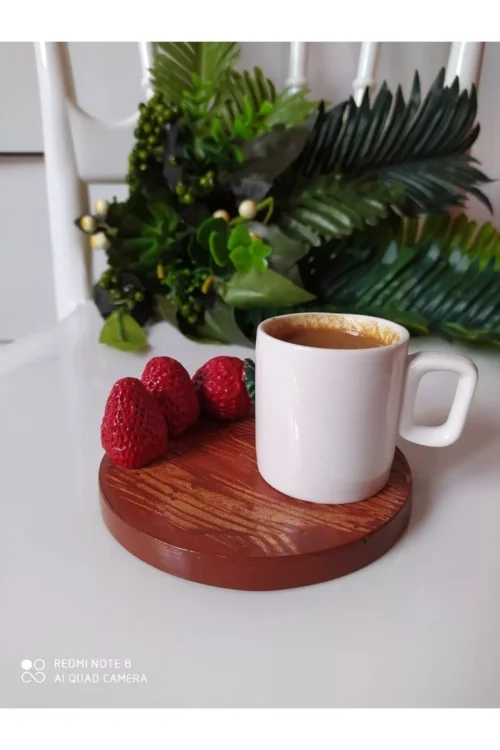Wild strawberry Turkish coffee