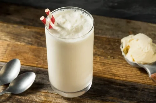 Vanilla milkshake