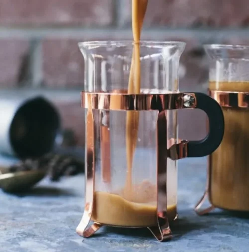 Filter coffee with milk