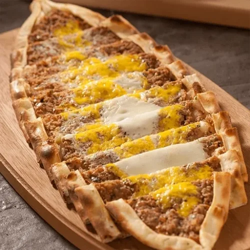 Minced Meat and Egg Pide