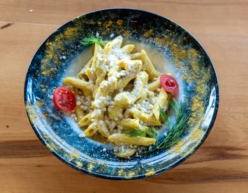 Penne with Curry Sauce