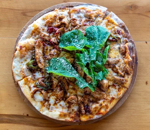 Chicken Pizza with Barbecue Sauce